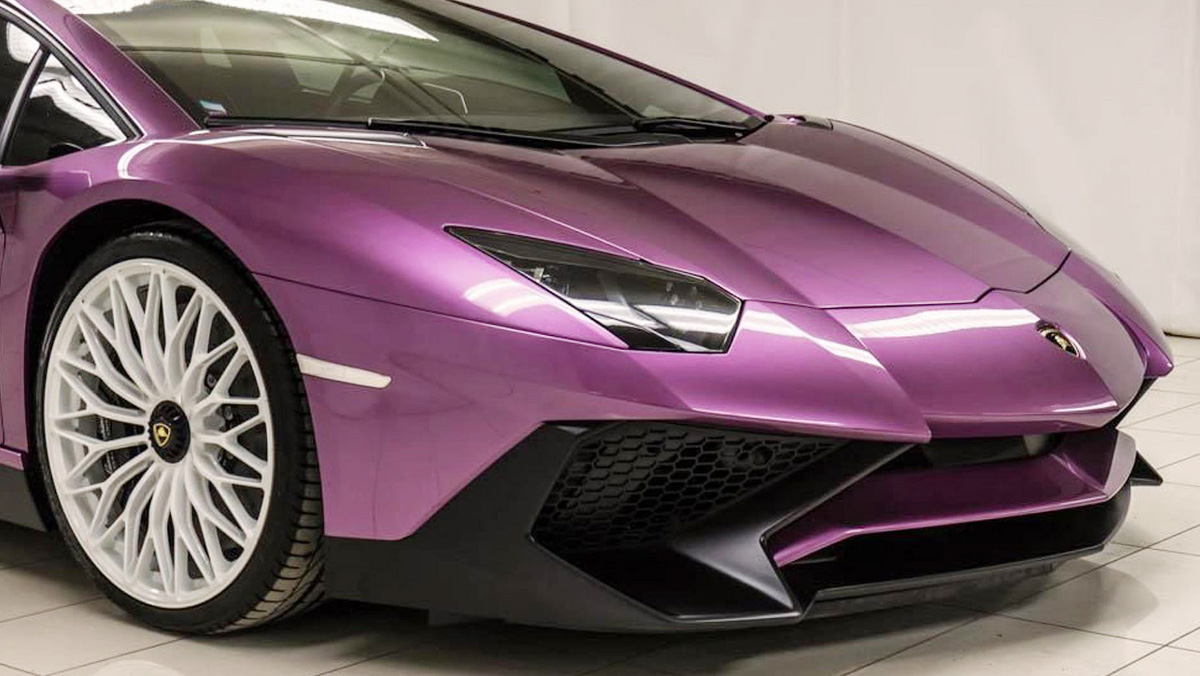 Cuánto pagarías por un Aventador de color violeta... como el del Diablo? |  