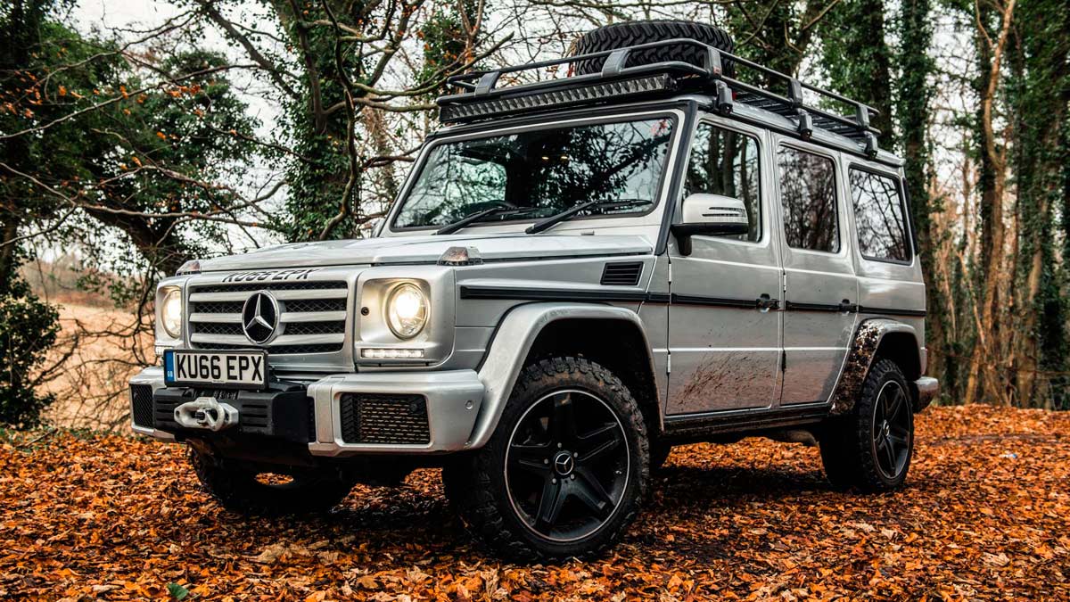 Mercedes Clase G off-road lujo todoterreno todo terreno suv robusto tierra campo camino 4x4