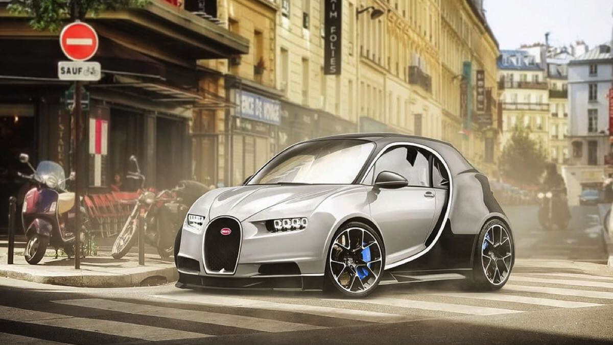 Render Bugatti utilitario Render Bugatti utilitario