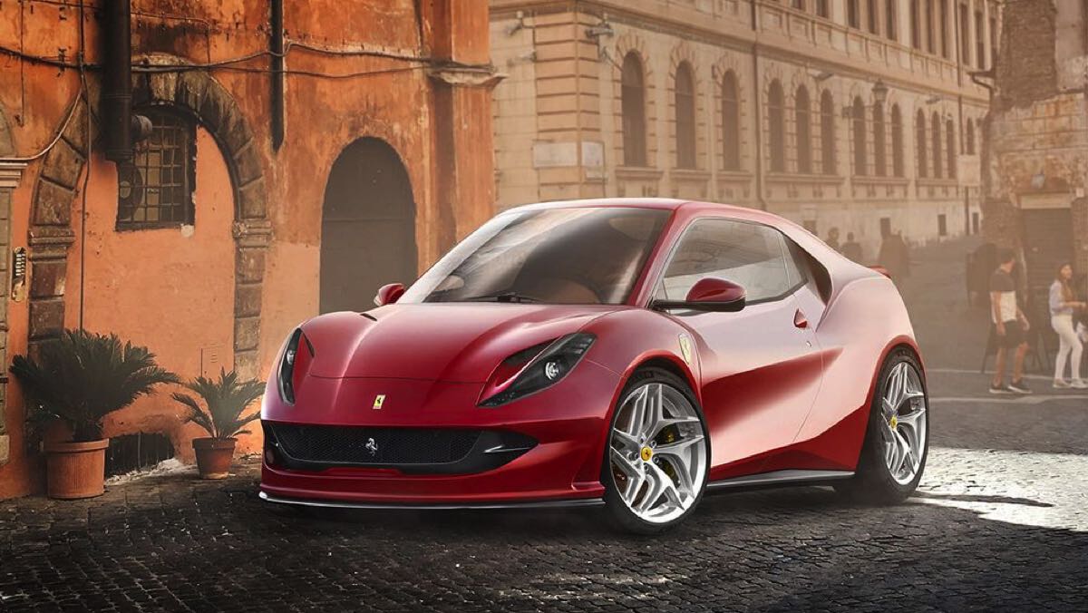 Render Ferrari utilitario Render Ferrari utilitario