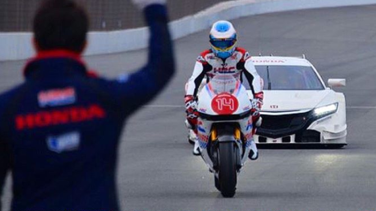 Alonso en Moto Alonso en Moto