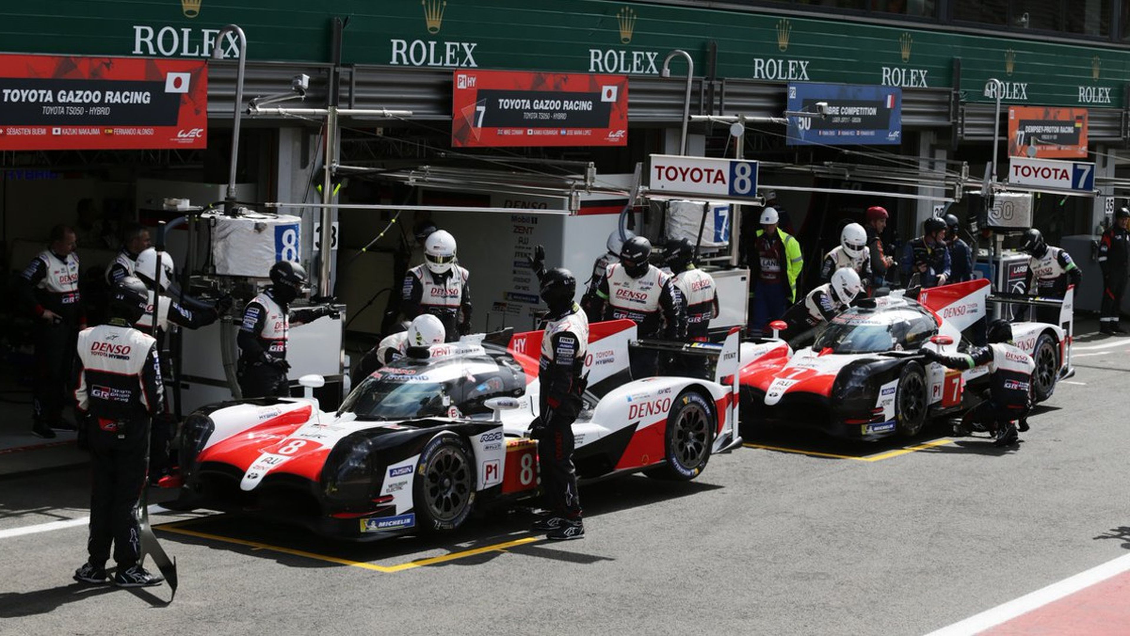 ALONSO WEC PIT SPA 2018