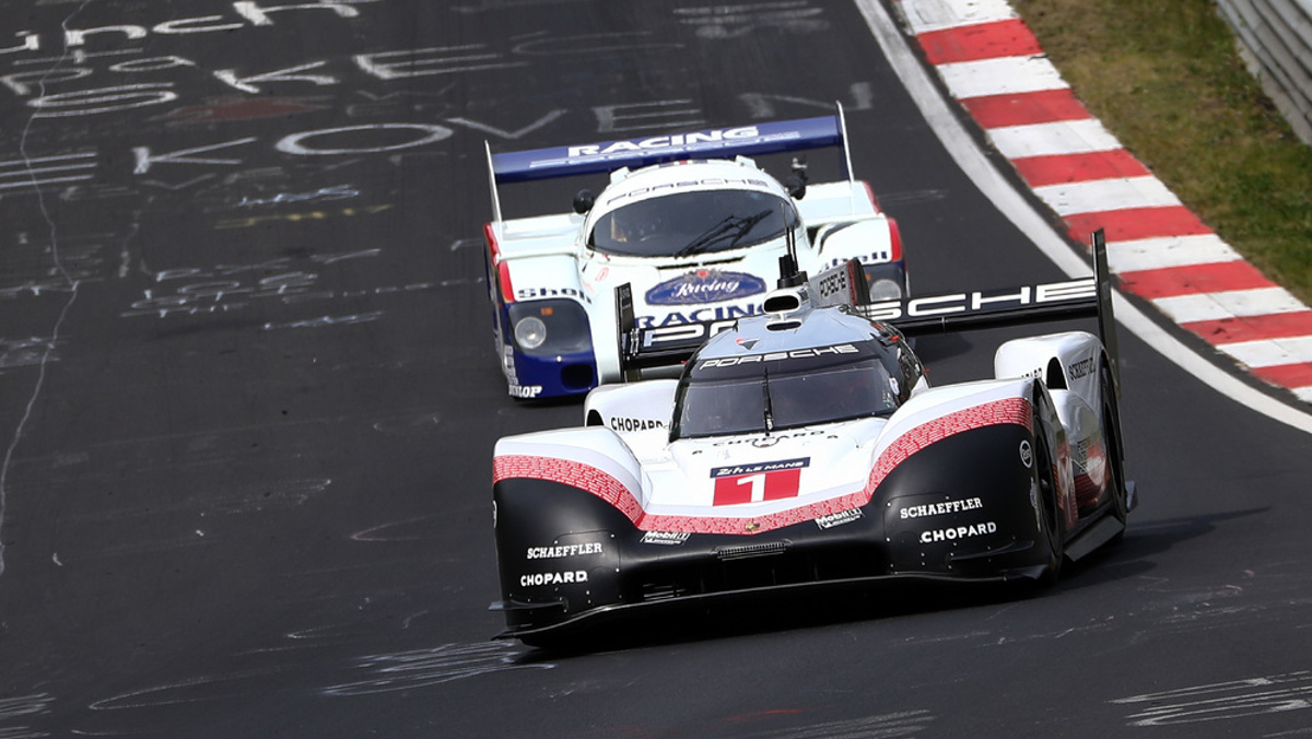 Flipa con los Porsche 919 Hybrid y 956 C en Nürburgring Flipa con los Porsche 919 Hybrid y 956 C en Nürburgring