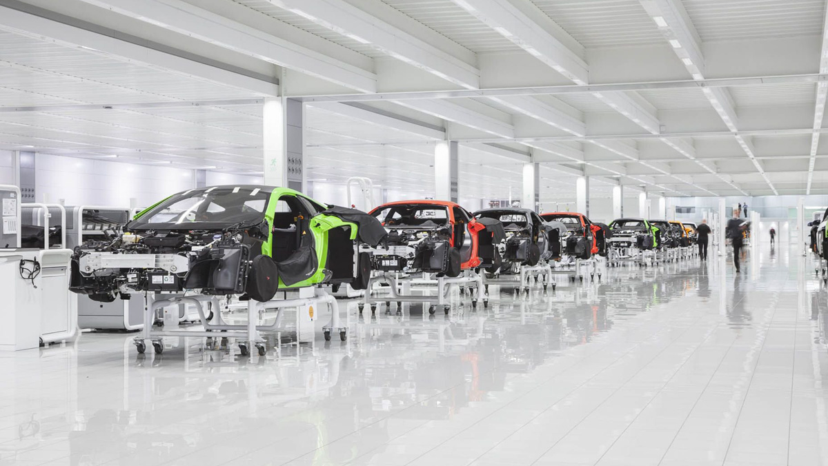 McLaren planta de producción McLaren planta de producción