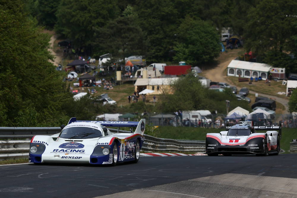 Mola el Porsche 919 Hybrid y 956 C en Nürburgring Mola el Porsche 919 Hybrid y 956 C en Nürburgring