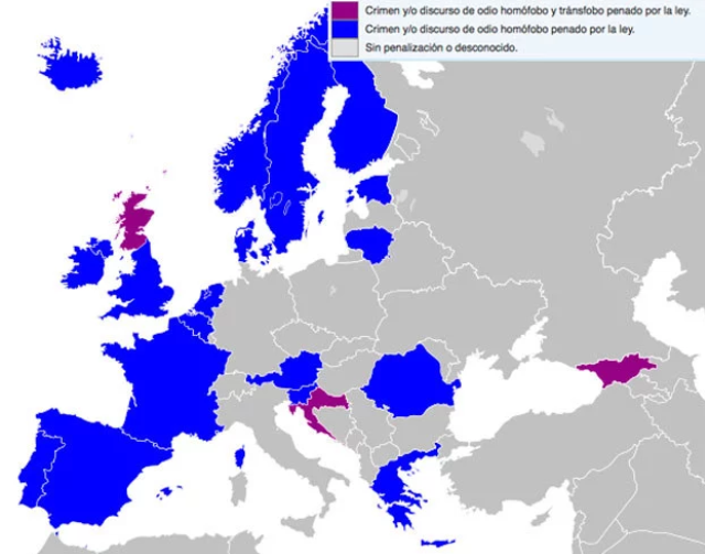¿En qué países existen leyes contra los crímenes por homofobia y transfobia? ¿En qué países existen leyes contra los crímenes por homofobia y transfobia?
