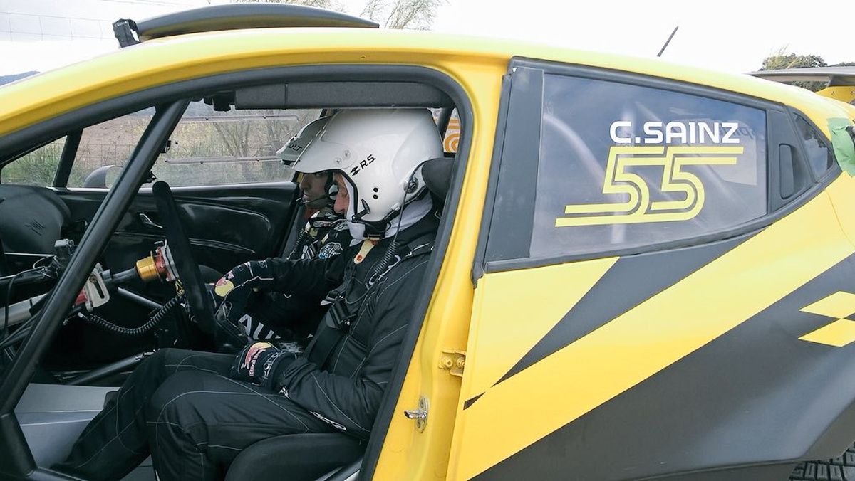 Sainz,Coulthard y Webber en Cebrebros de rallys Sainz,Coulthard y Webber en Cebrebros de rallys