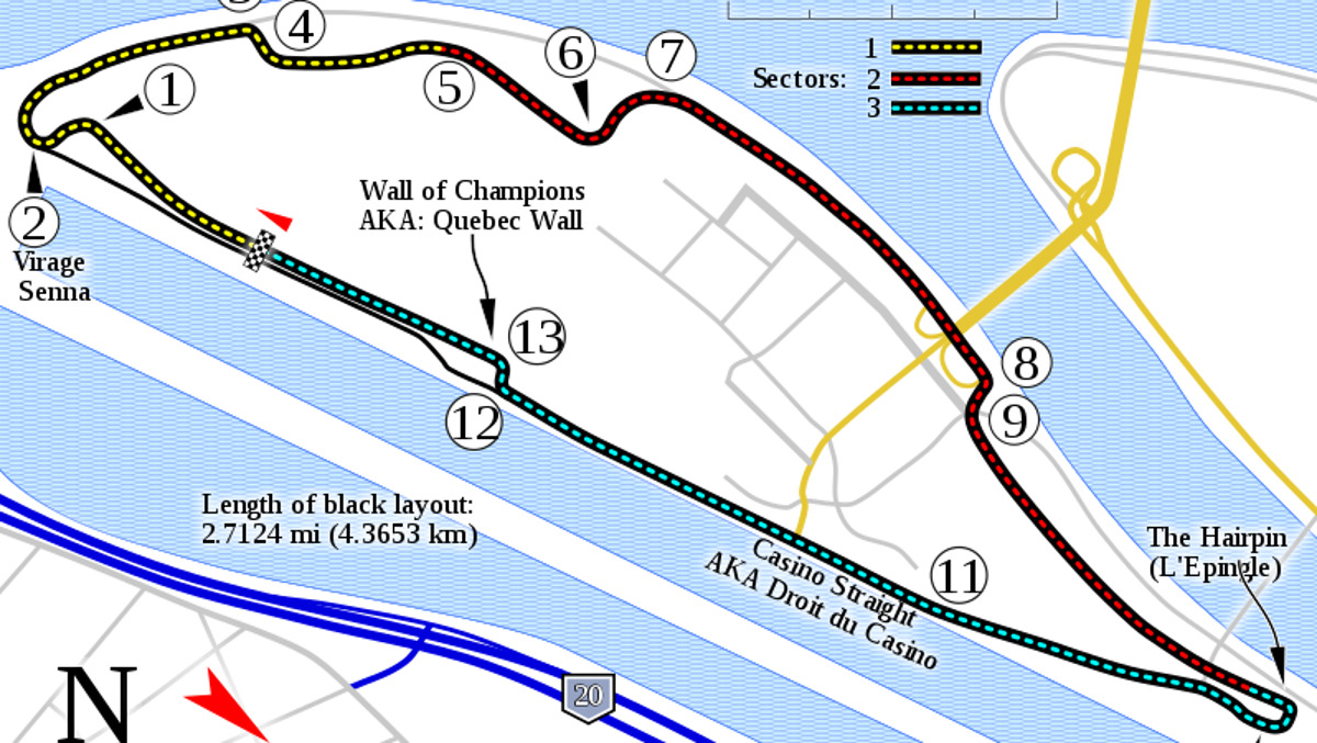 Así es el Circuito Gilles Villeneuve Así es el Circuito Gilles Villeneuve