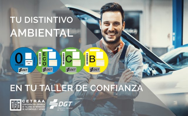 Etiquetas DGT en los talleres Etiquetas DGT en los talleres
