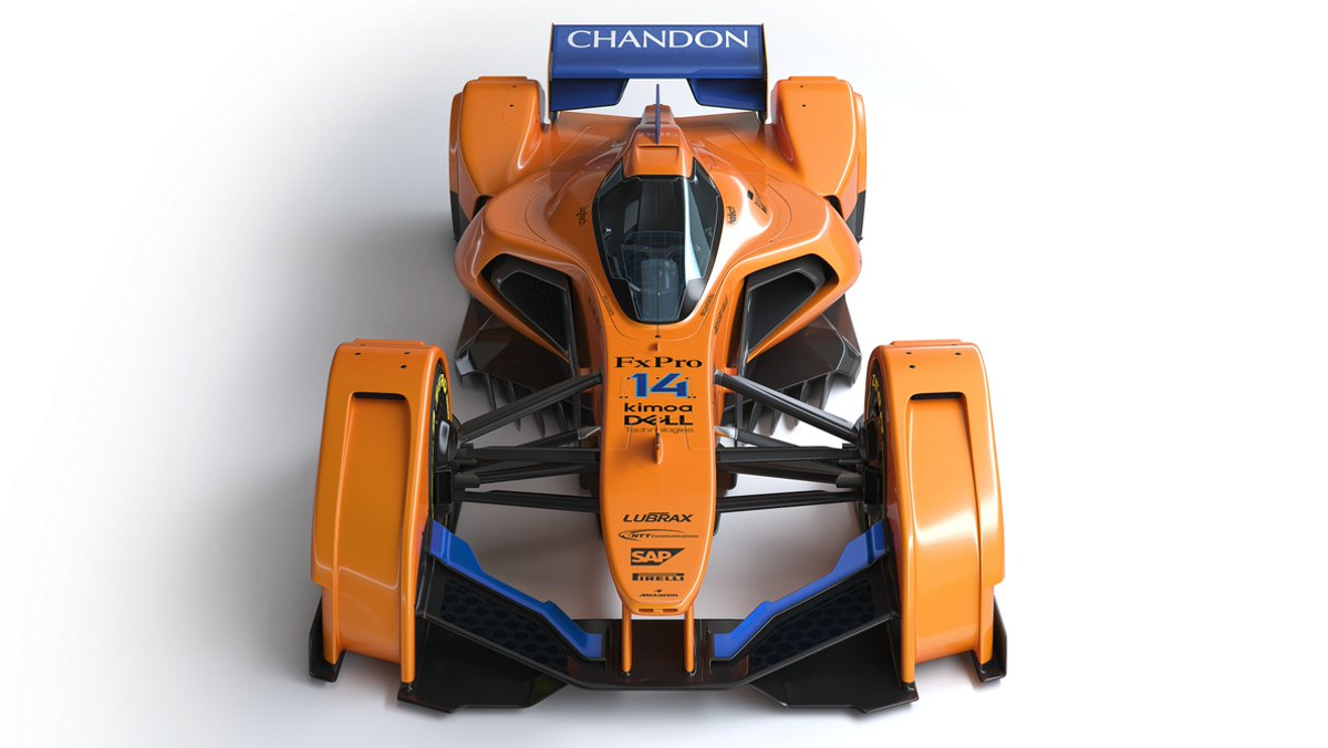 Frontal del McLaren X2 Frontal del McLaren X2