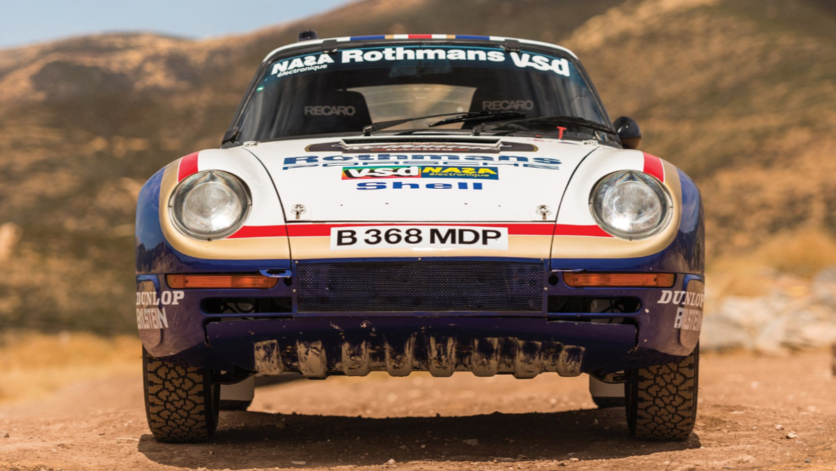 Frontal Porsche 959 Rallye París-Dakar 1985 Frontal Porsche 959 Rallye París-Dakar 1985