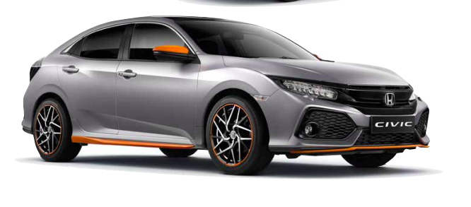 Honda Civic con pack Orange Line Honda Civic con pack Orange Line