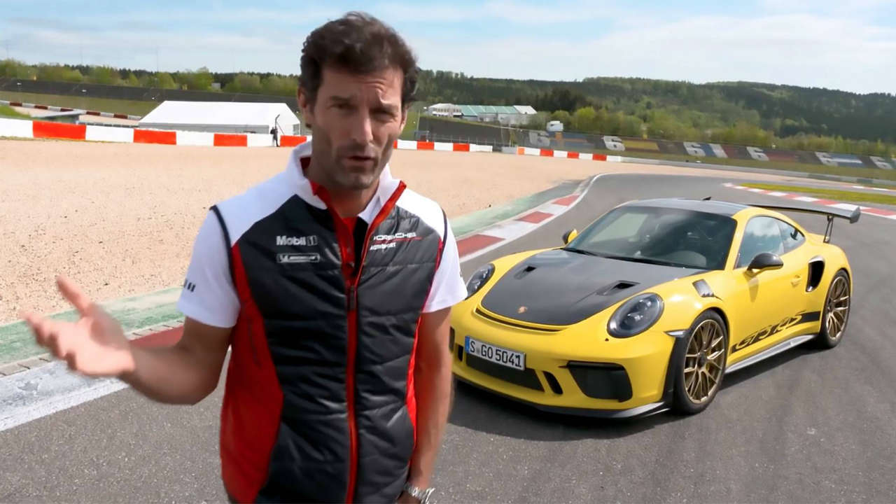 Mark Webber Posche 911 GT3 RS Mark Webber Posche 911 GT3 RS