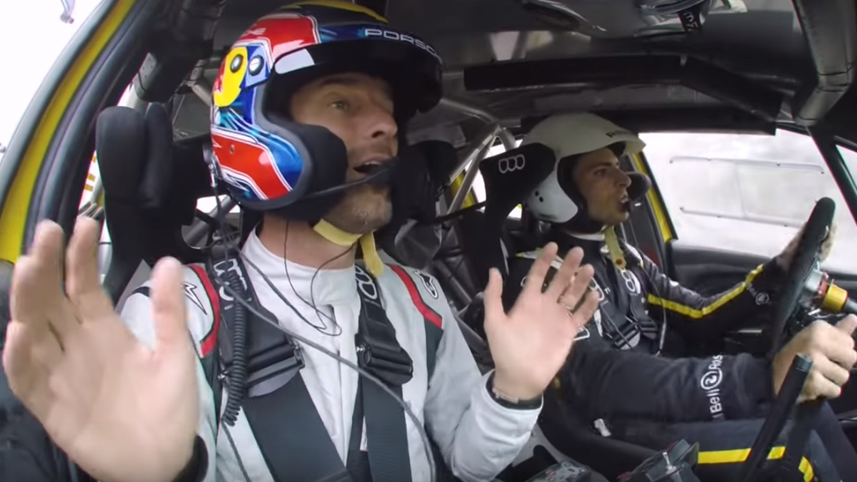 Webber las pasa canutas con Sainz Jr. Webber las pasa canutas con Sainz Jr.