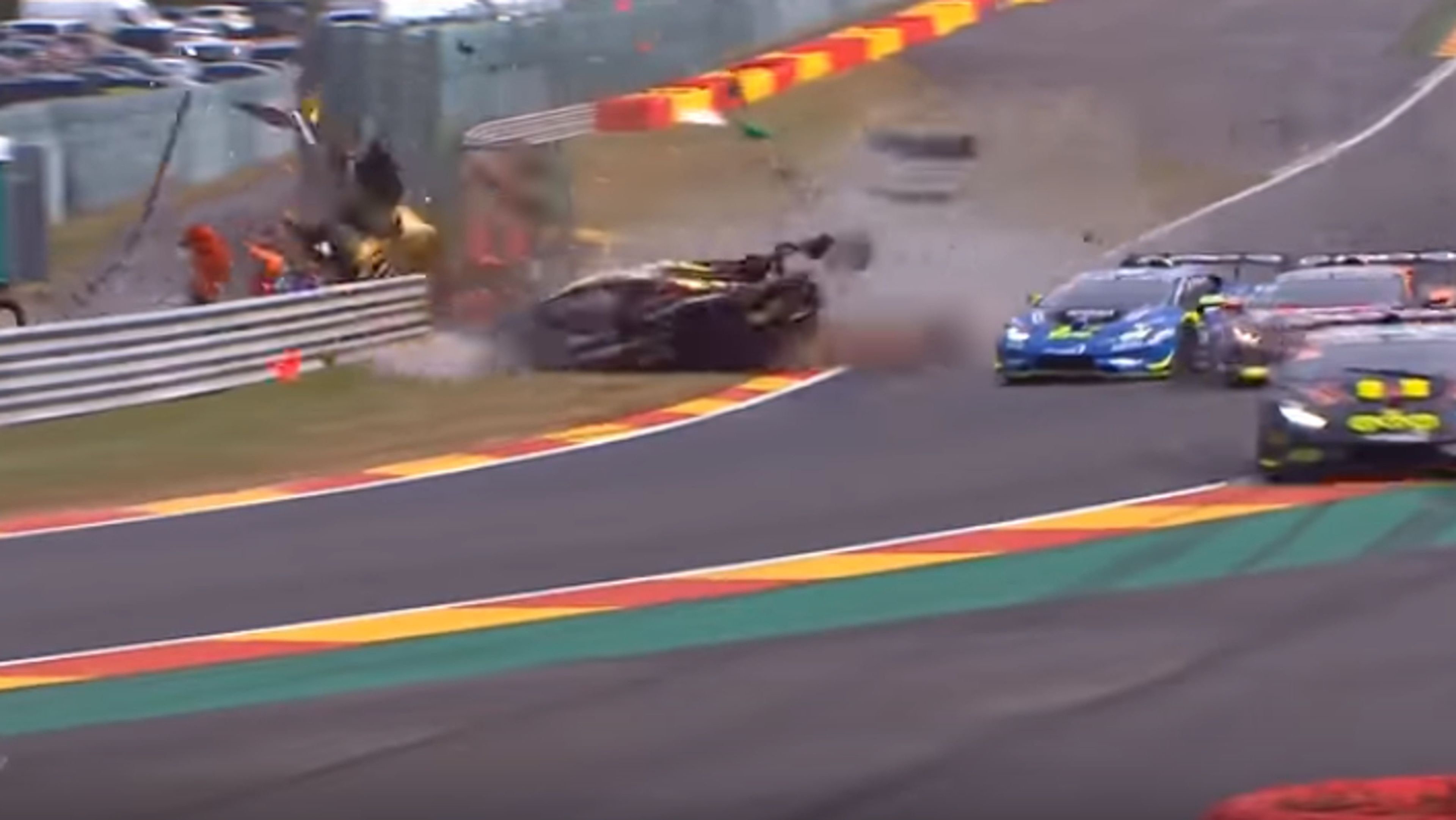 Accidente en el Super Trofeo Lamborghini