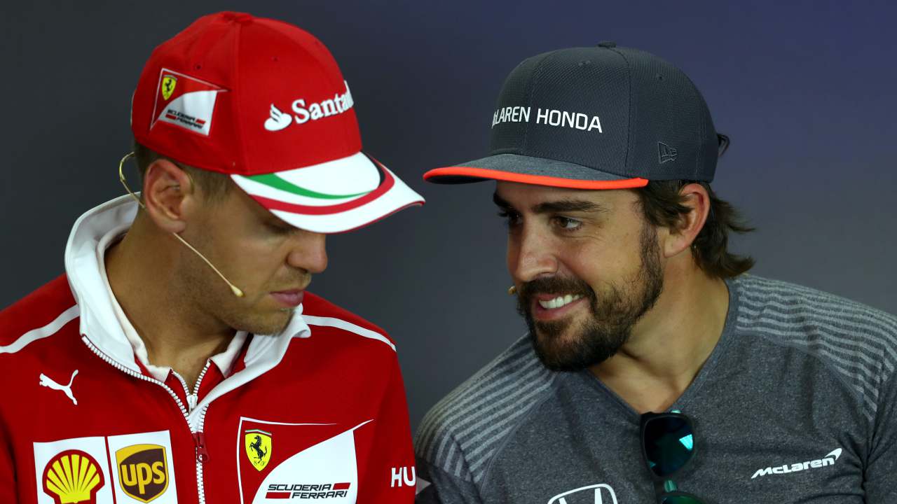 Alonso y Vettel Alonso y Vettel