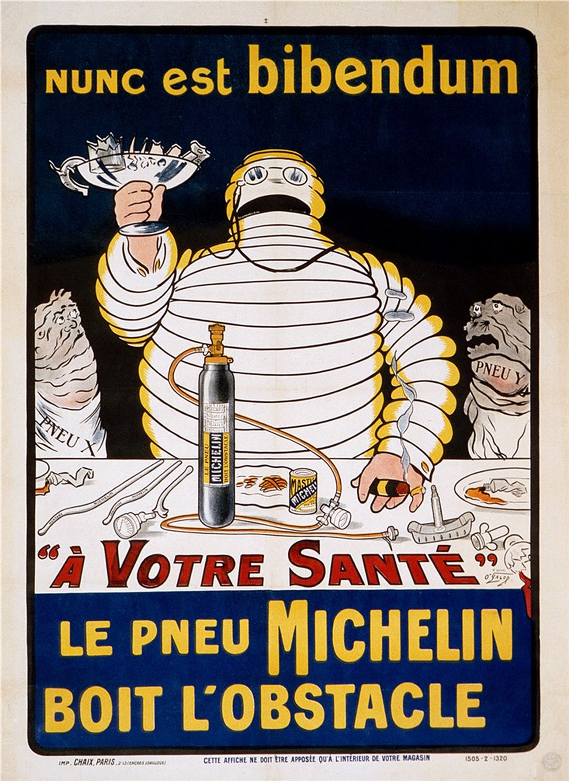 Bibendum, el muñeco Michelin, cumple 120 años