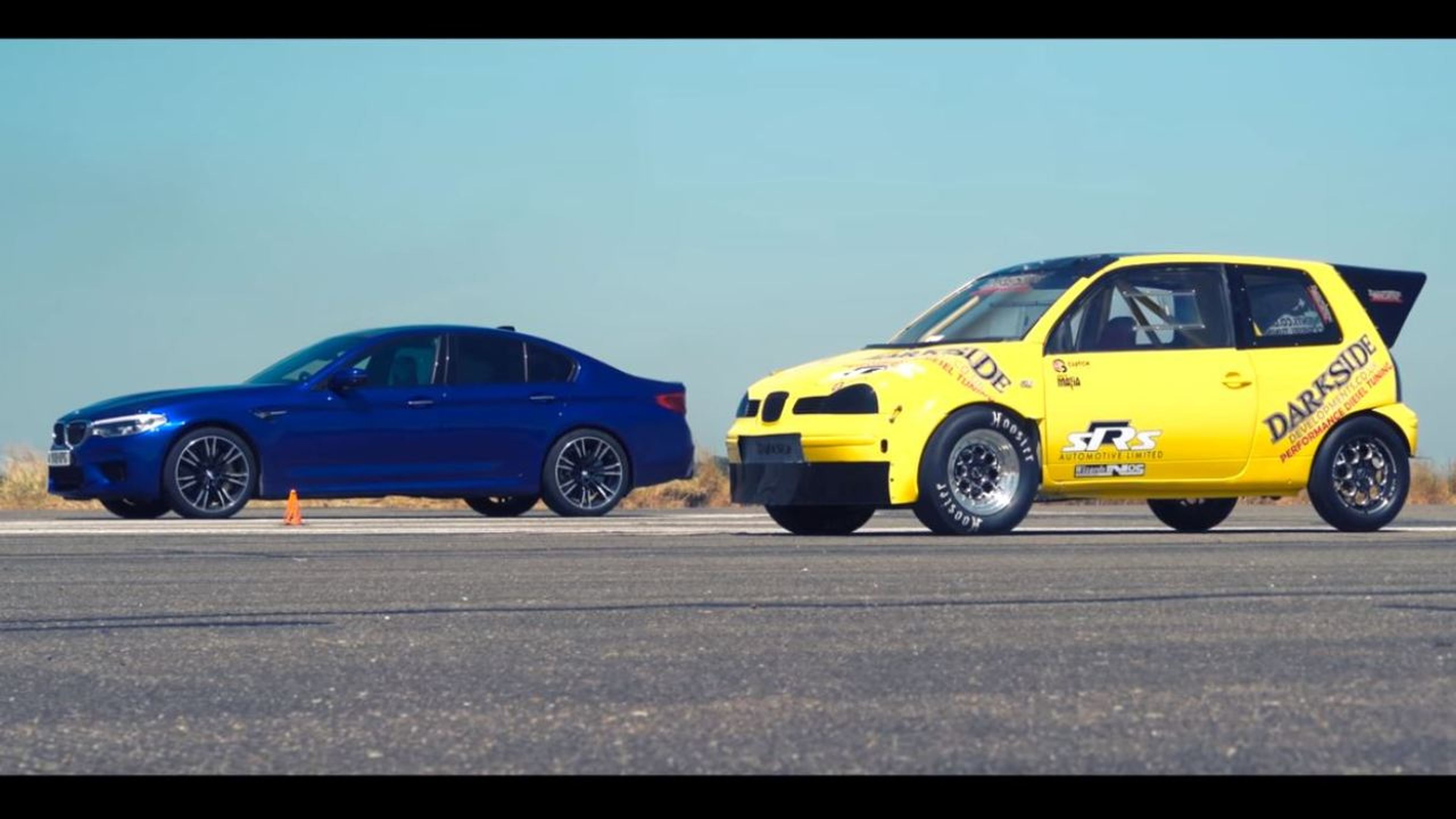 BMW M5 vs Seat Arosa diésel
