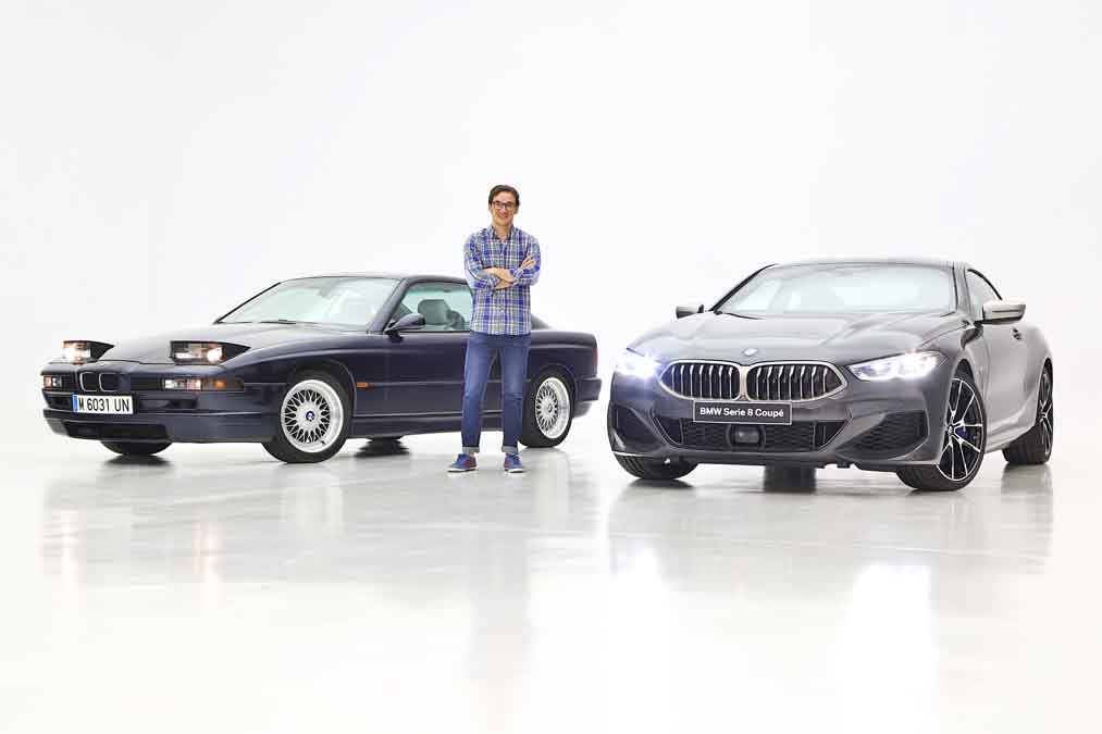 BMW Serie 8 Coupé 2018 vs BMW 850 CSi 1989 BMW Serie 8 Coupé 2018 vs BMW 850 CSi 1989
