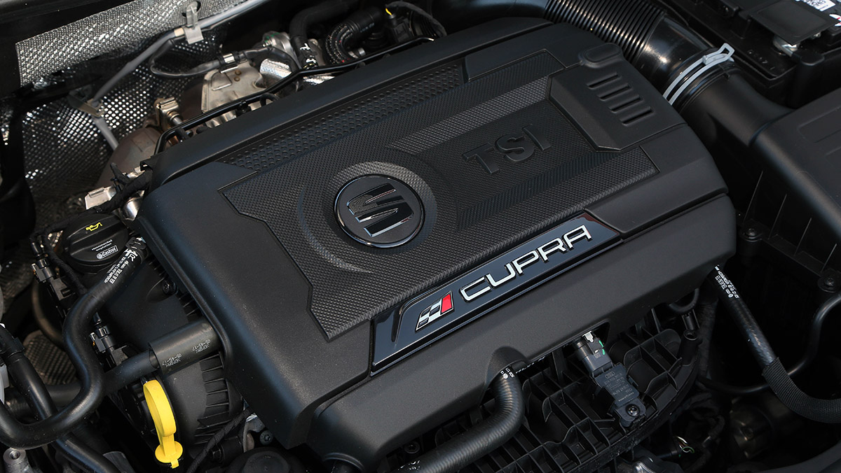 Motor del Seat León Cupra Motor del Seat León Cupra
