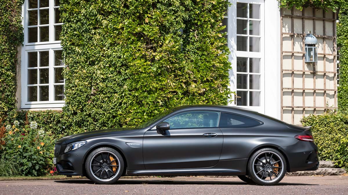 Prueba Mercedes-AMG C63 S Coupé 2018 deportivo negro mate circuito lujo altas prestaciones