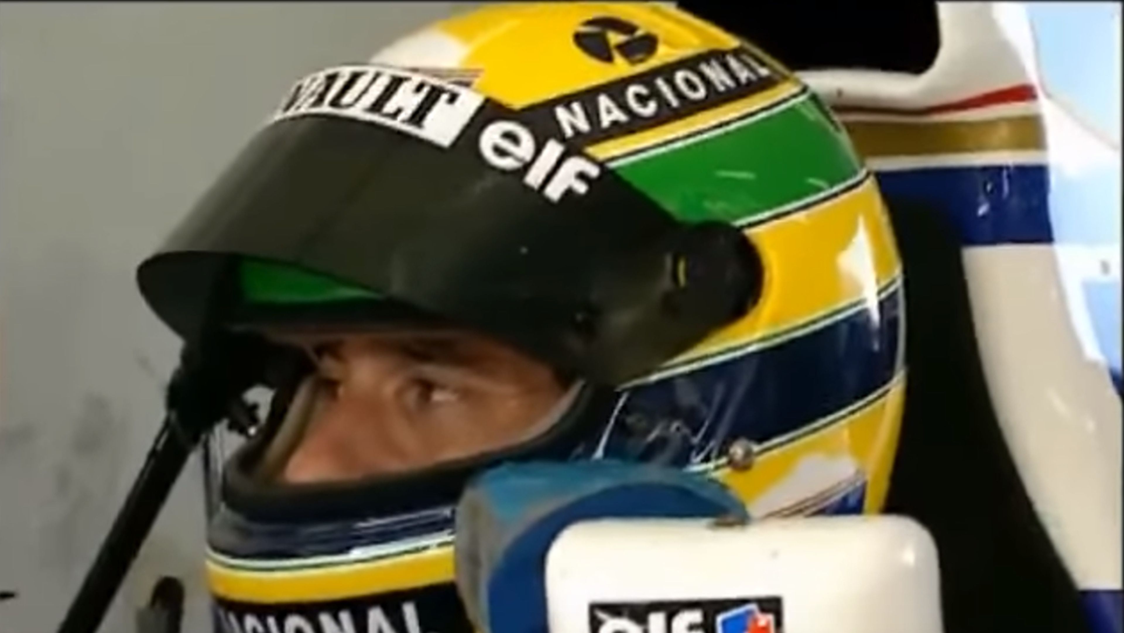 Subasta casco Ayrton Senna test Williams Paul Ricard 1994