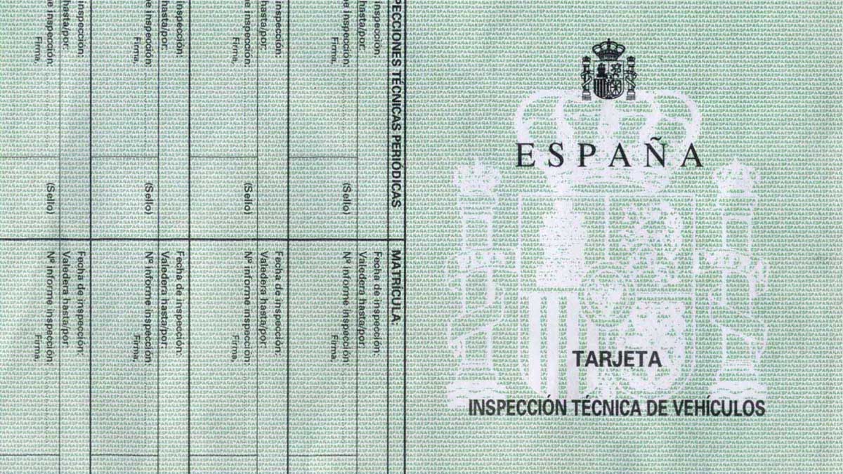 Tarjeta ITV españa inspeccion tecnica vehiculos