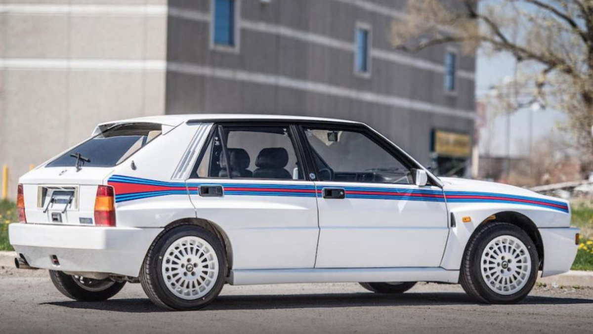 LANCIA DELTA INTEGRALE HF EVO I 1992 LATERAL DERECHO LANCIA DELTA INTEGRALE HF EVO I 1992 LATERAL DERECHO