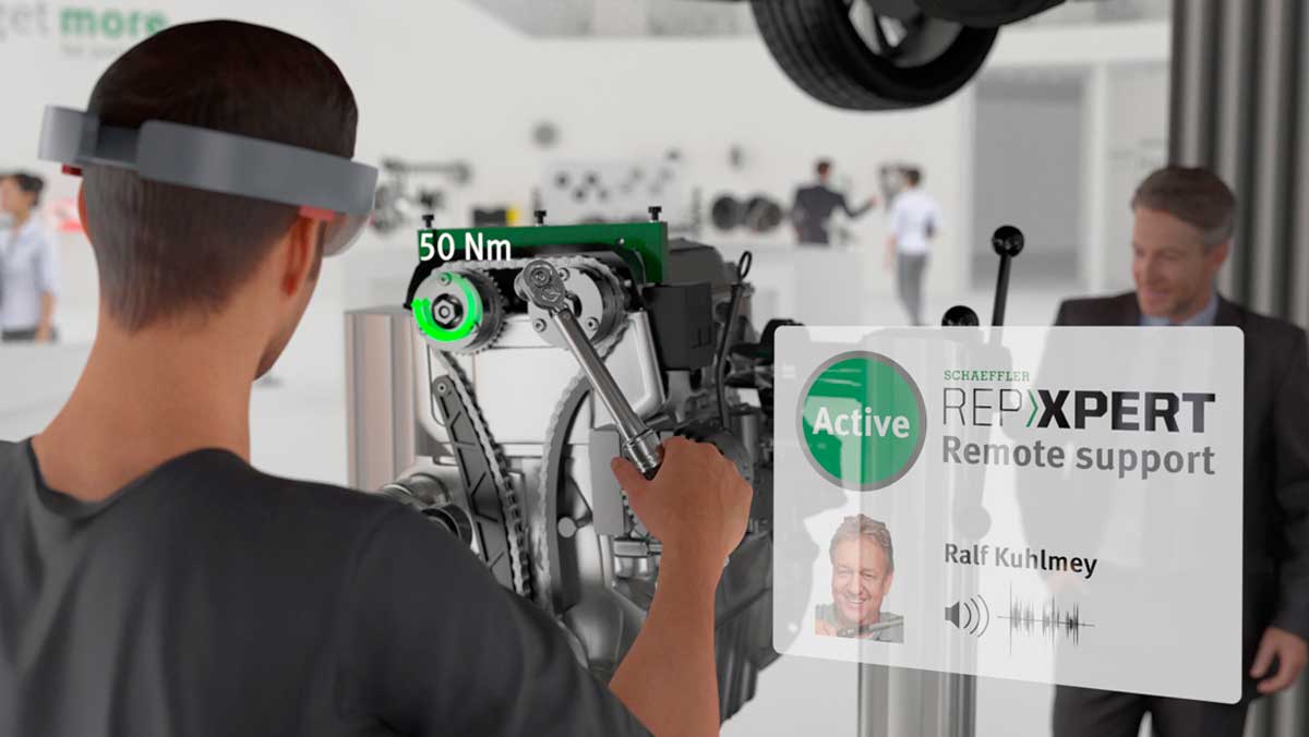 Gafas realidad aumentada Schaeffler Gafas realidad aumentada Schaeffler