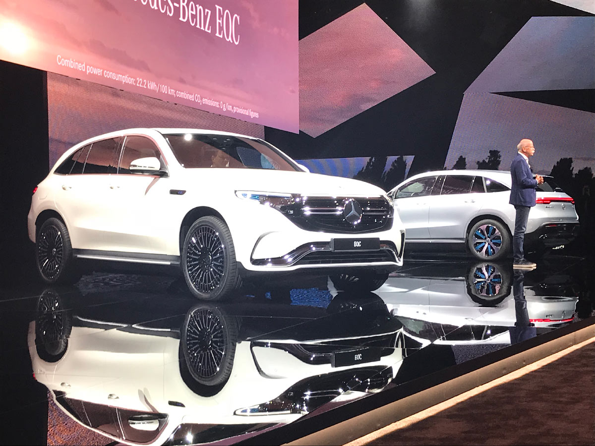 presentación del mercedes EQC mercedes EQC