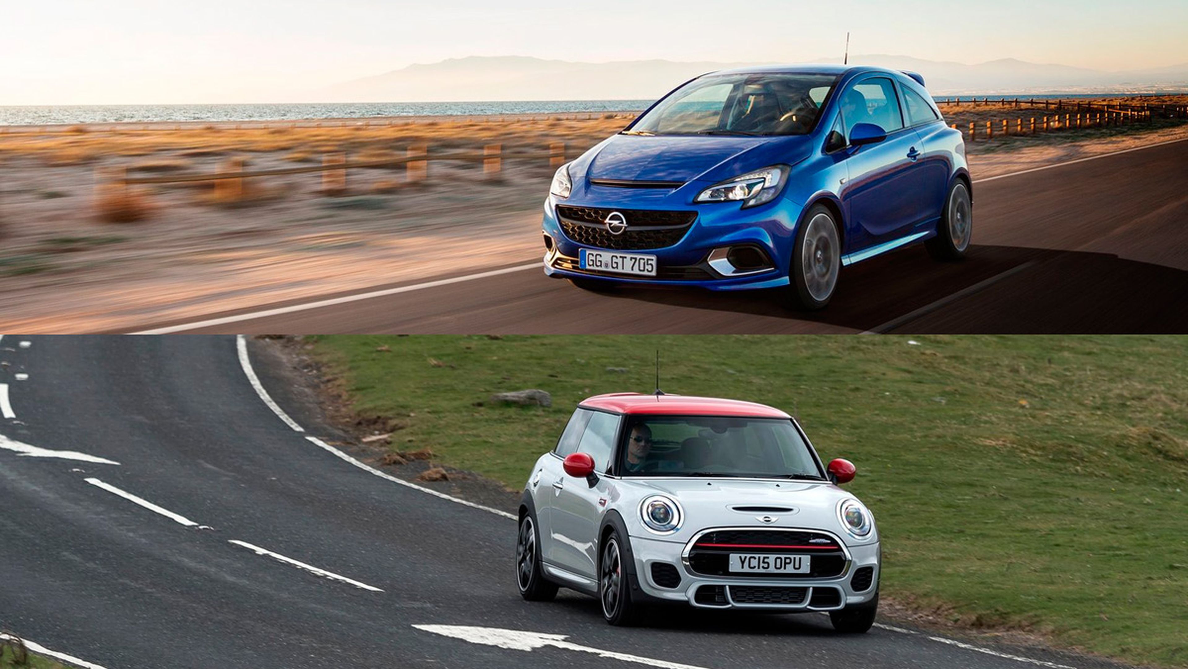 ¿Cuál comprar: Opel Corsa OPC o Mini John Cooper Works?