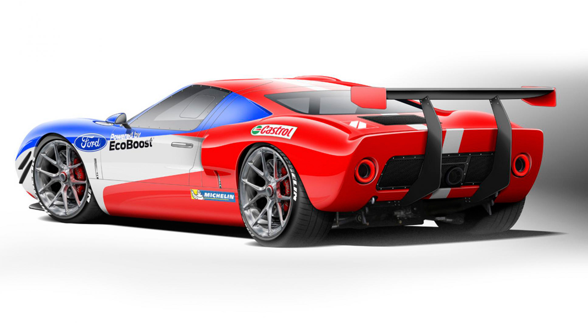 Ford GT40 Superformance (trasera) Ford GT40 Superformance (trasera)