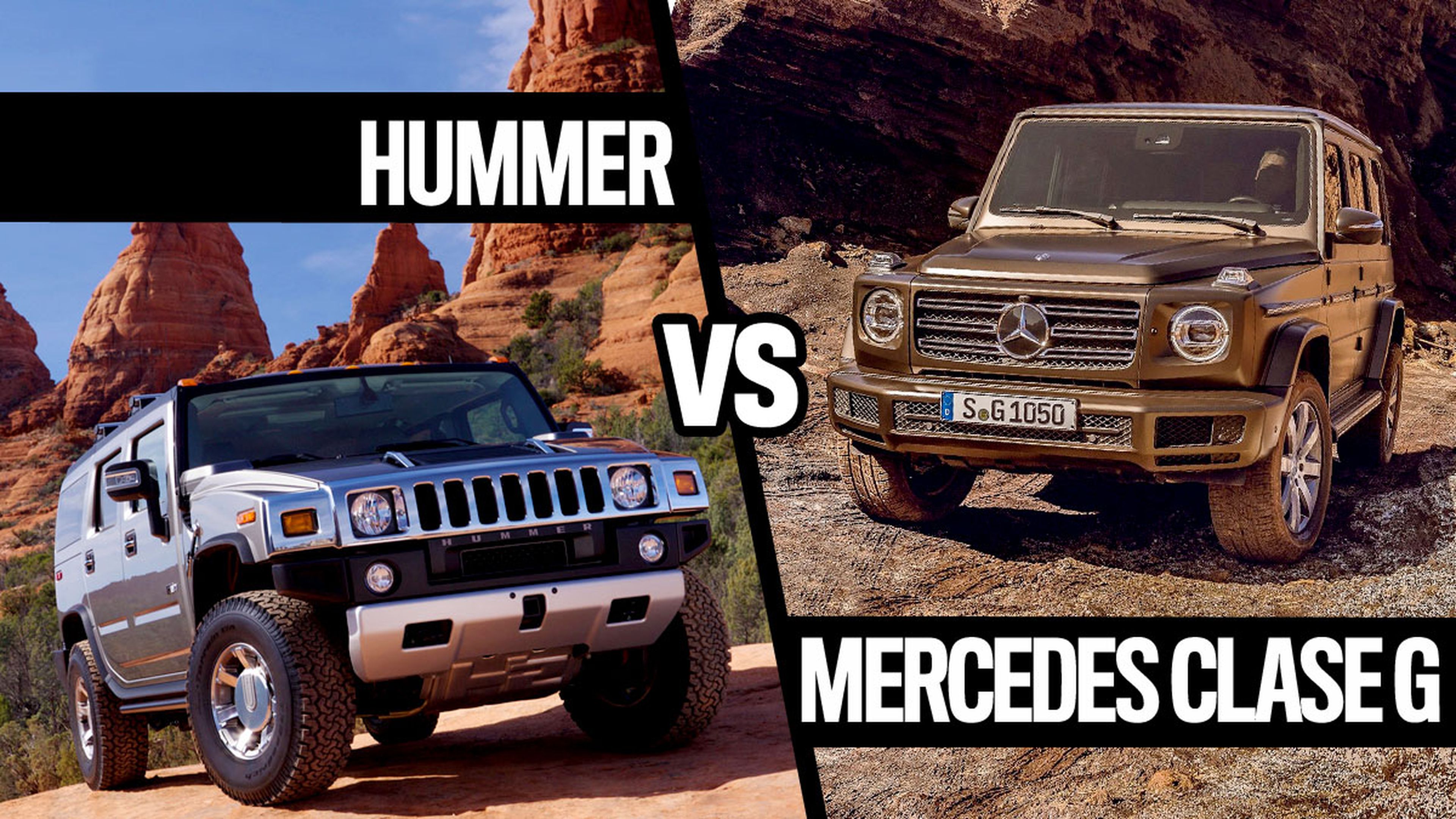 Hummer vs Mercedes Clase G