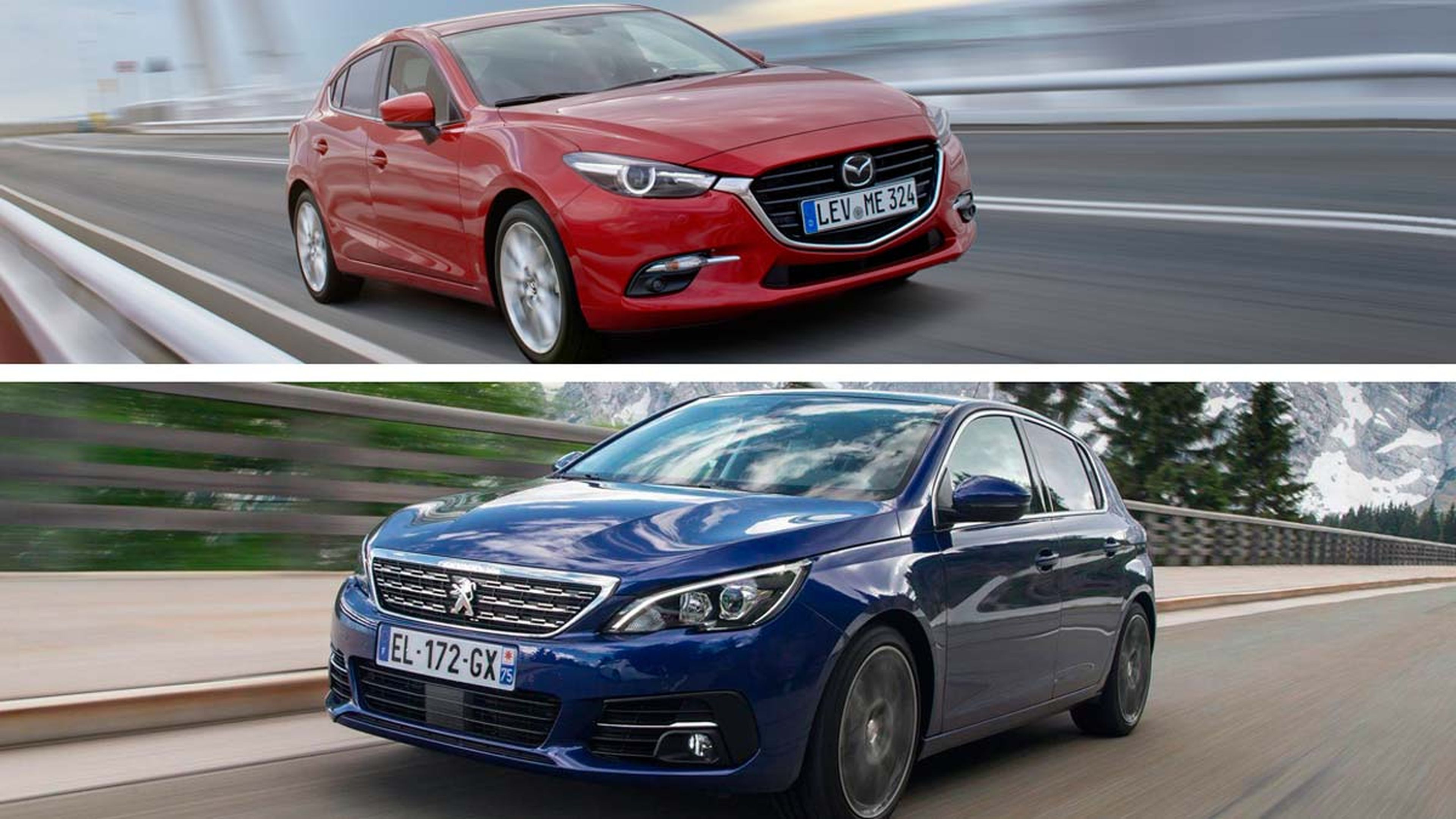 Cuál comprar, ¿Mazda3 o Peugeot 308?