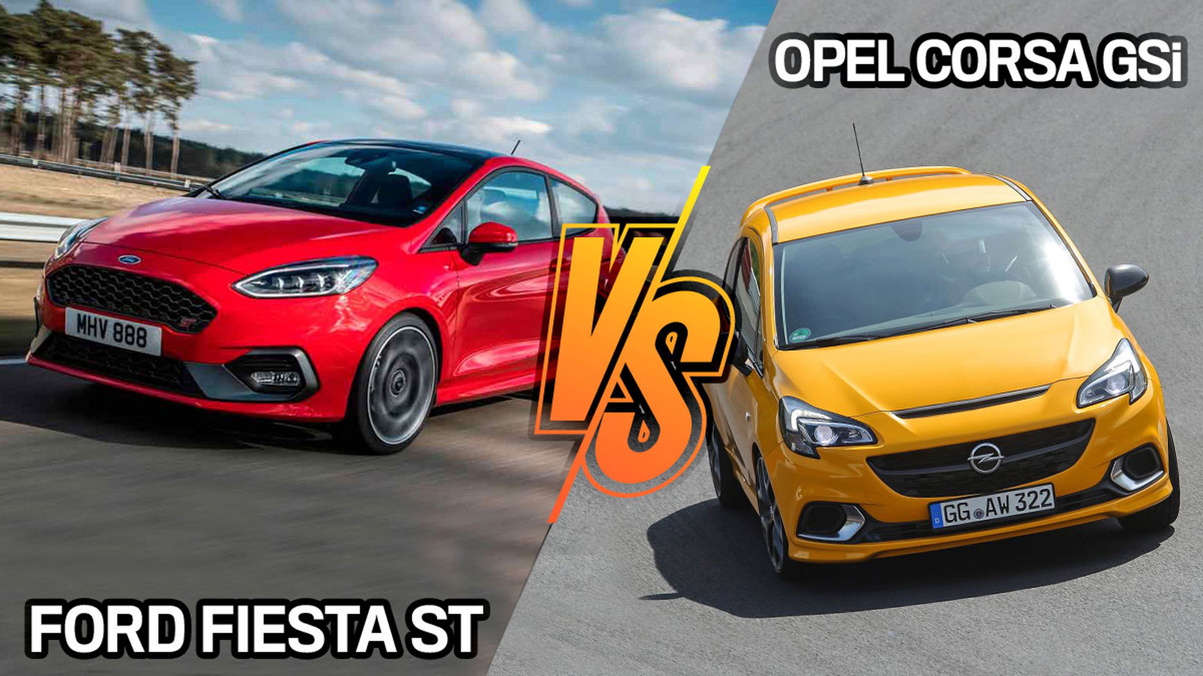 Ford Fiesta ST vs Opel Cosa GSi