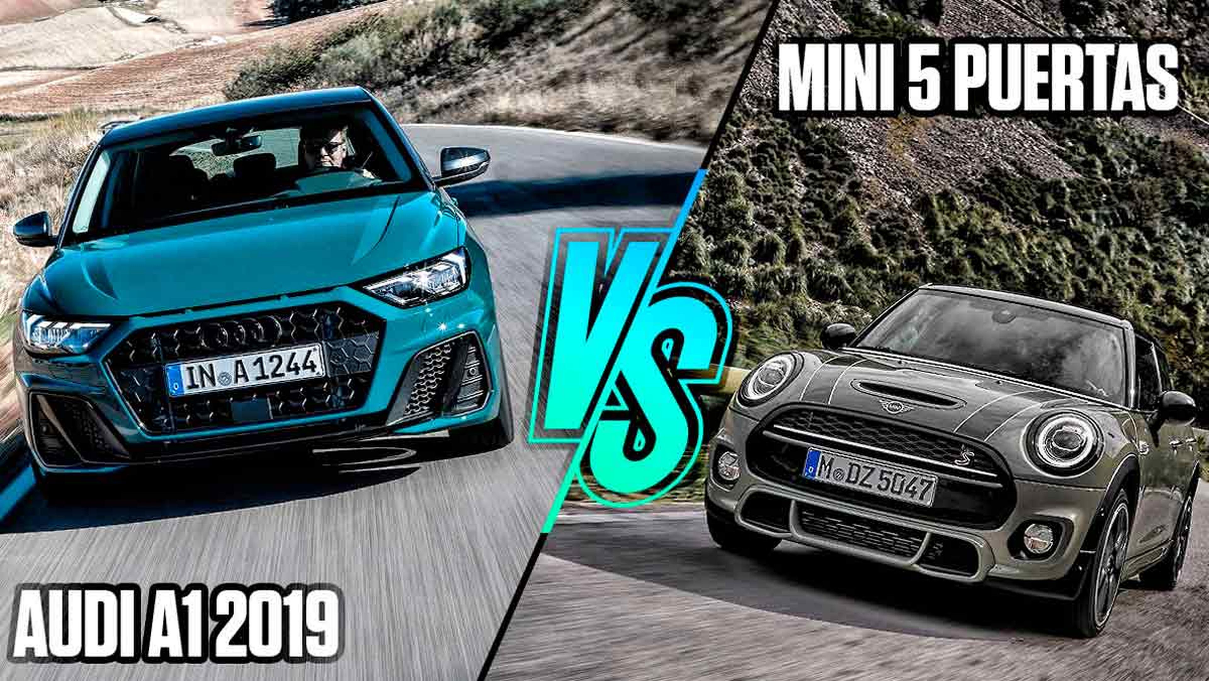 Audi A1 2019 vs Mini 5 puertas