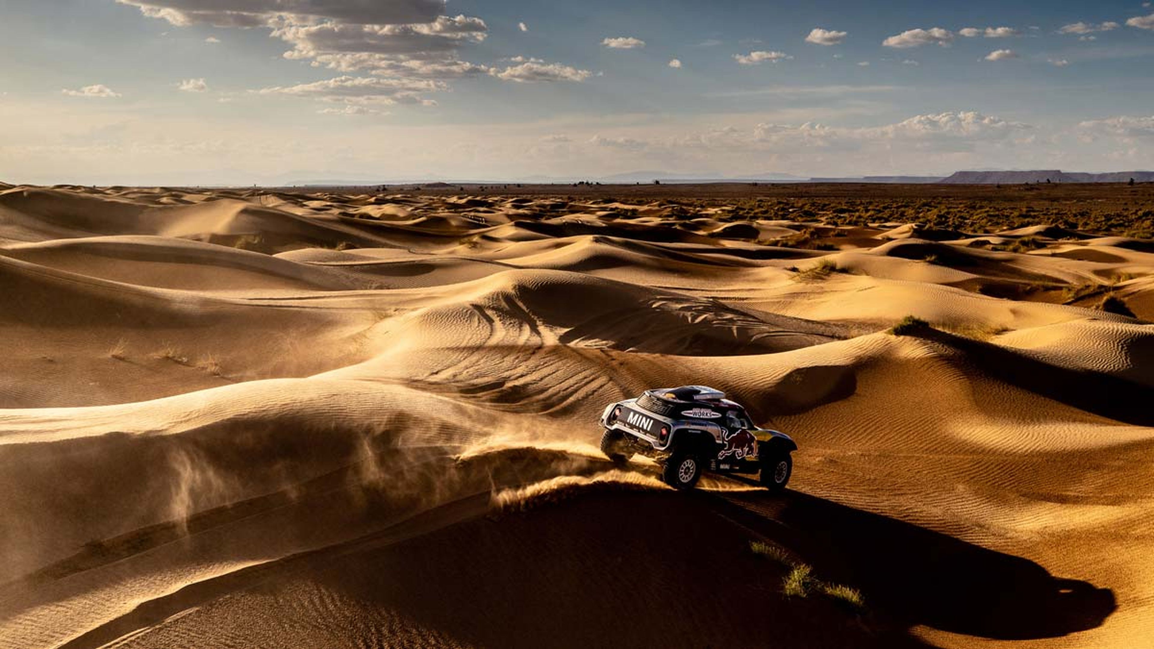 Mini en las dunas del Dakar 2019
