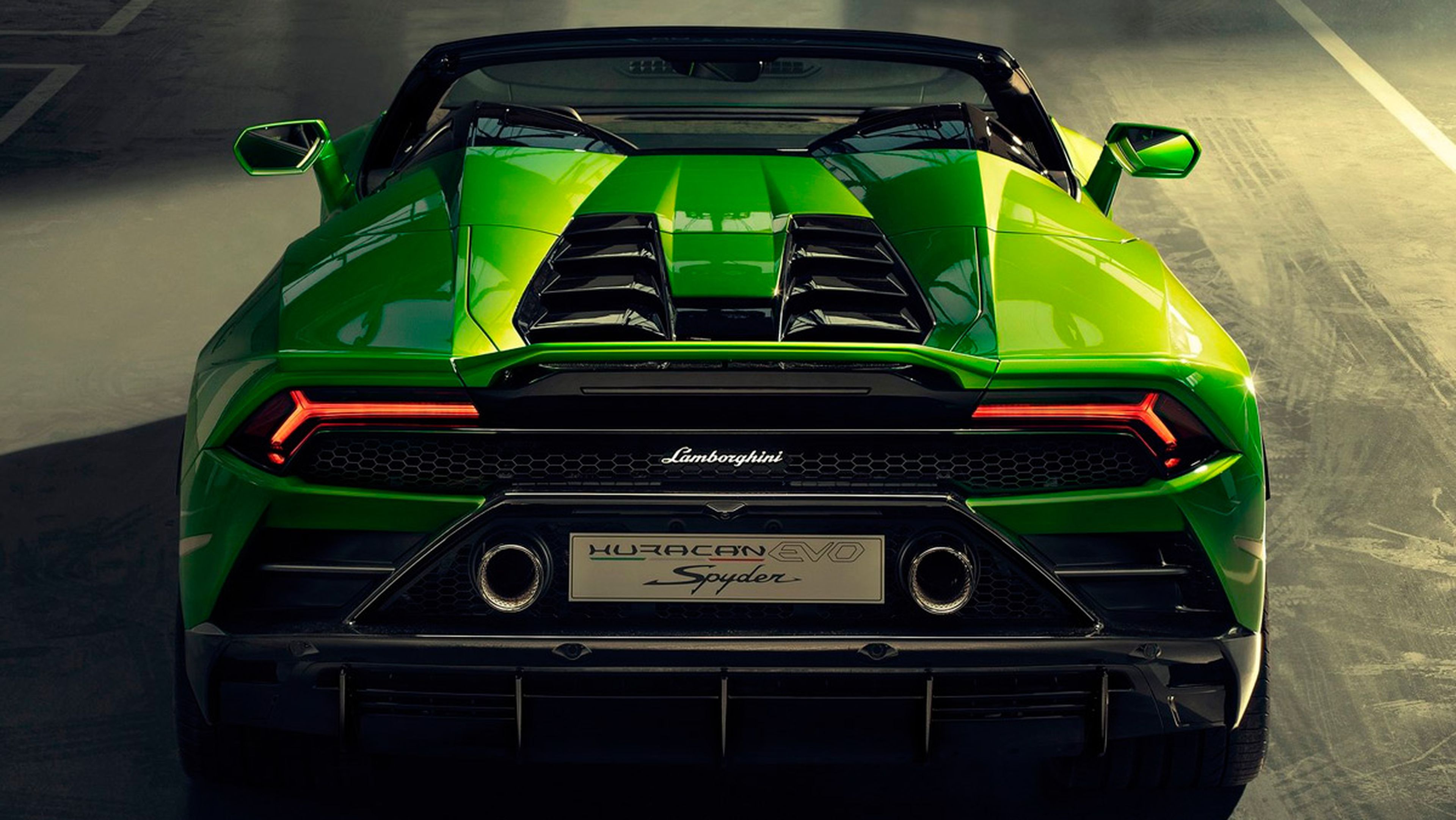 Lamborghini Huracán Evo Spyder (trasera)