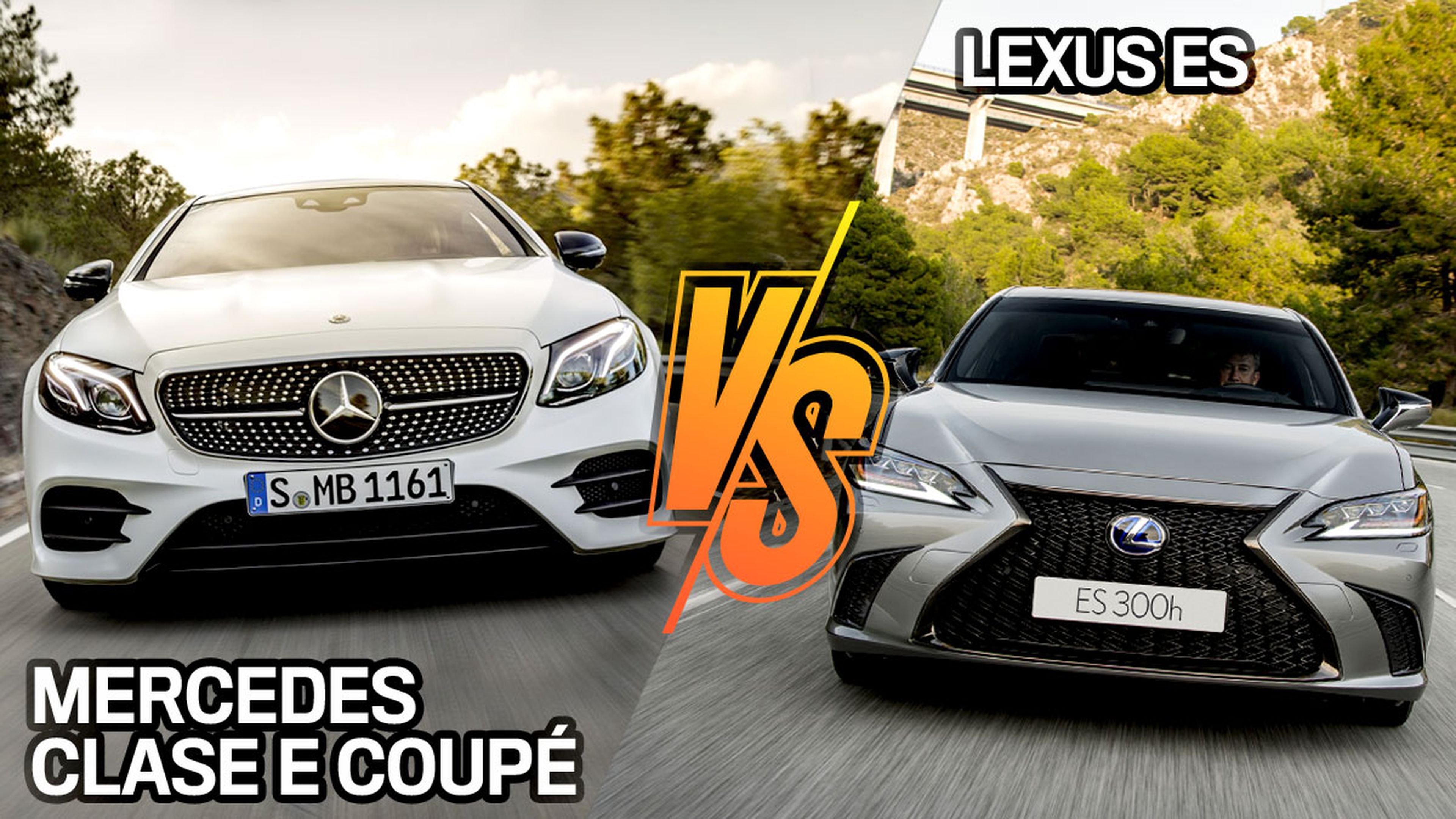 Lexus ES vs Mercedes Clase E Coupé