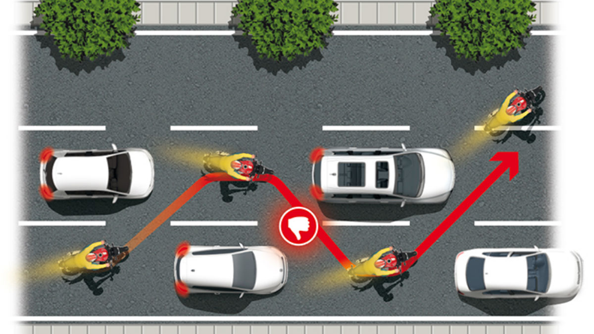 Infracciones en moto según DGT seguridad vial trafico