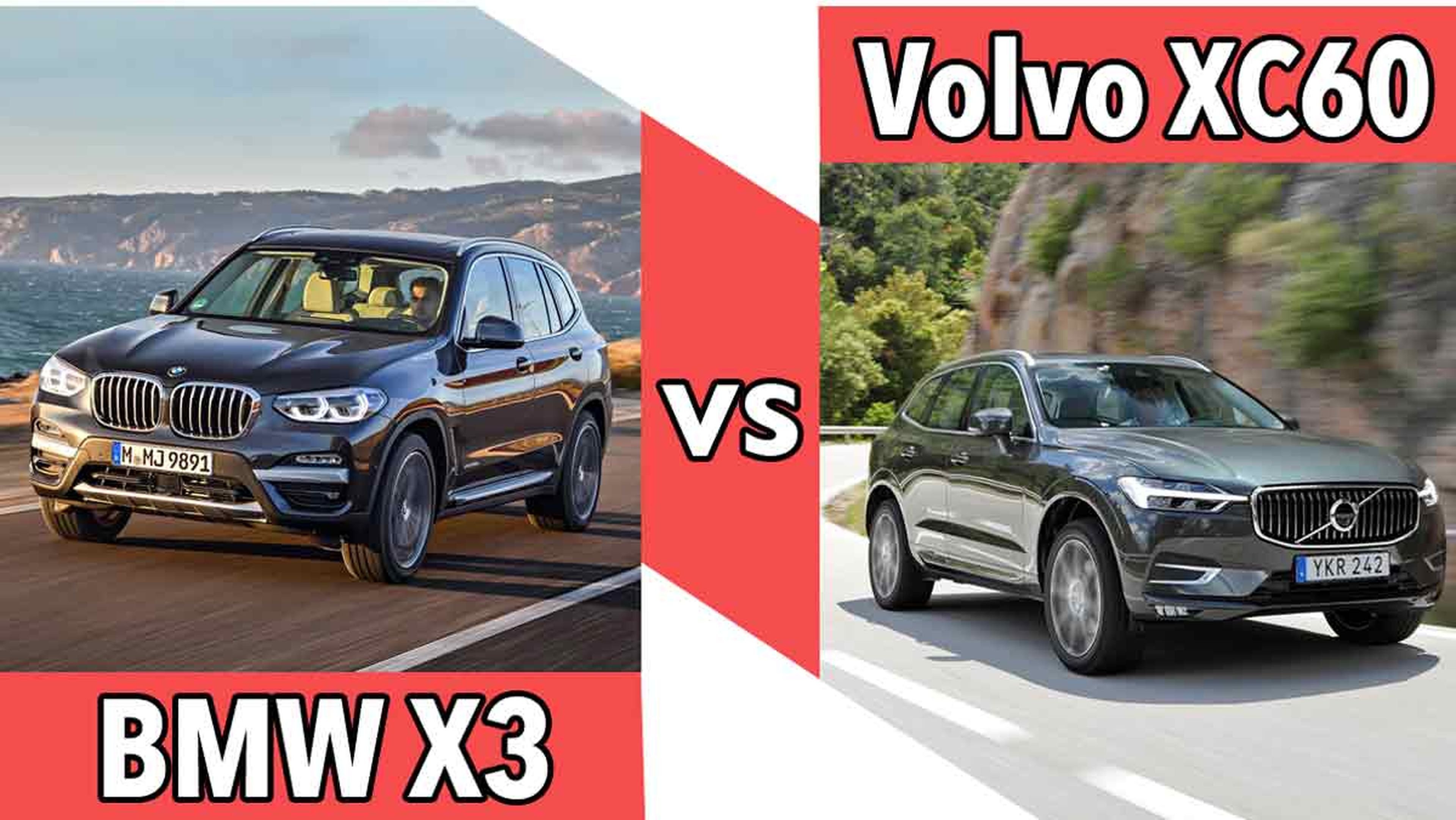 BMW X3 vs Volvo XC60