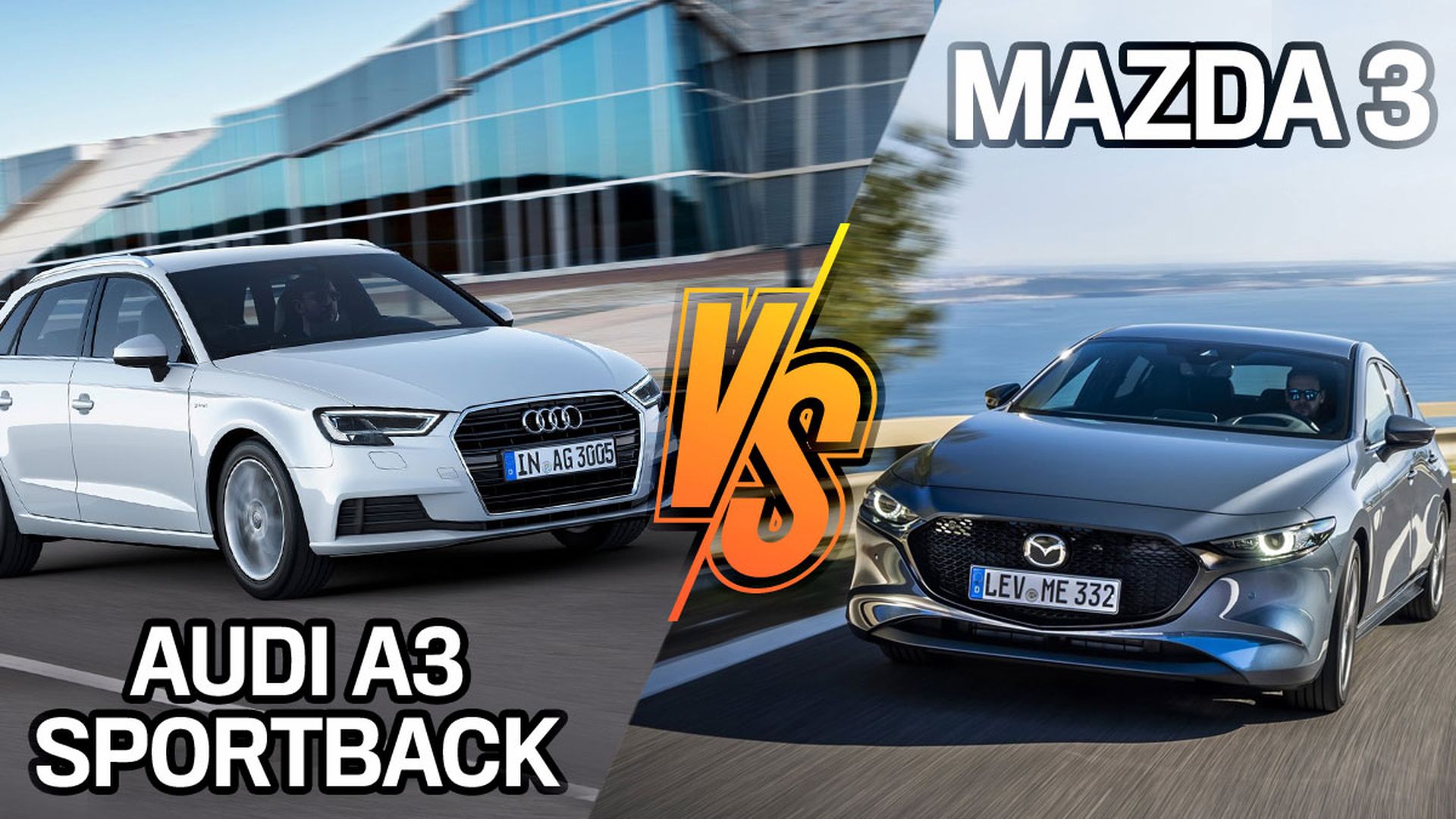 Mazda3 o Audi A3 Sportback. ¿Cuál es más