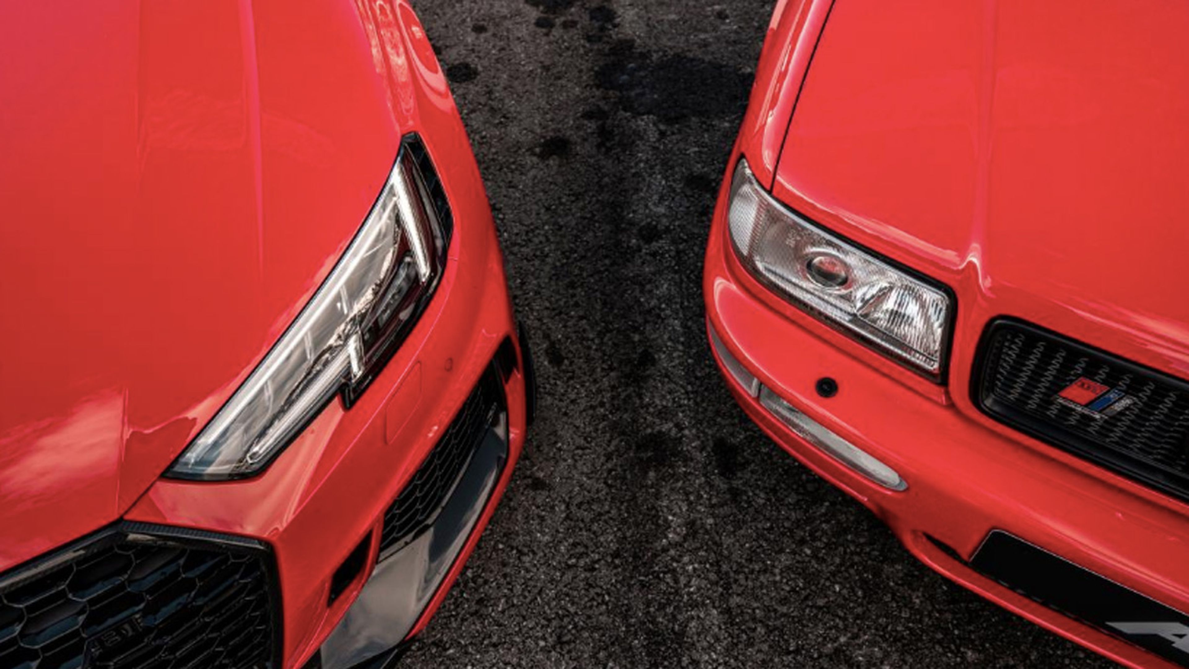 Audi ABT RS2 y Audi ABT RS4+, detalle faros