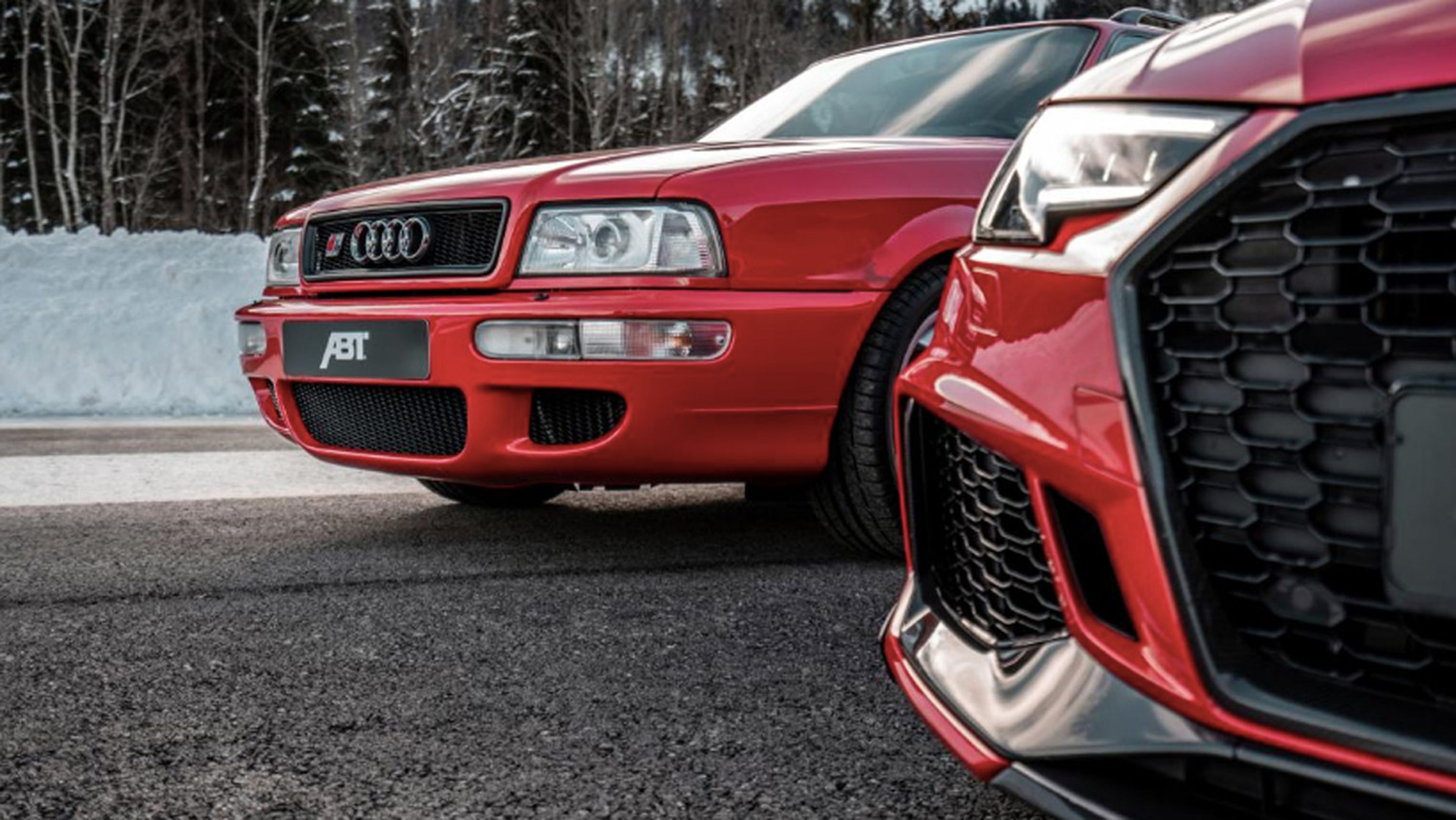 Audi ABT RS2 y Audi ABT RS4+, detalle frontal