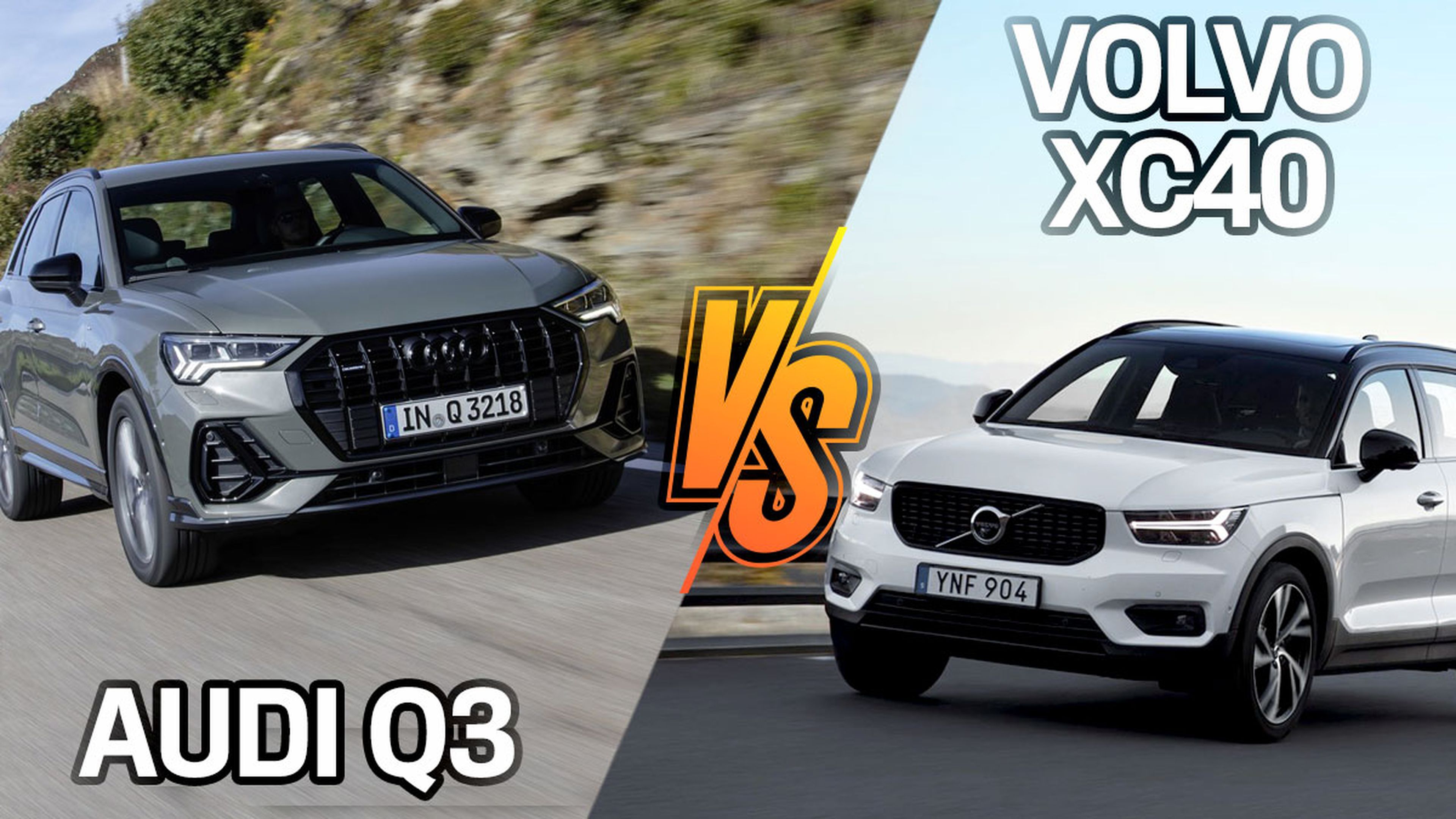Audi Q3 vs Volvo XC40