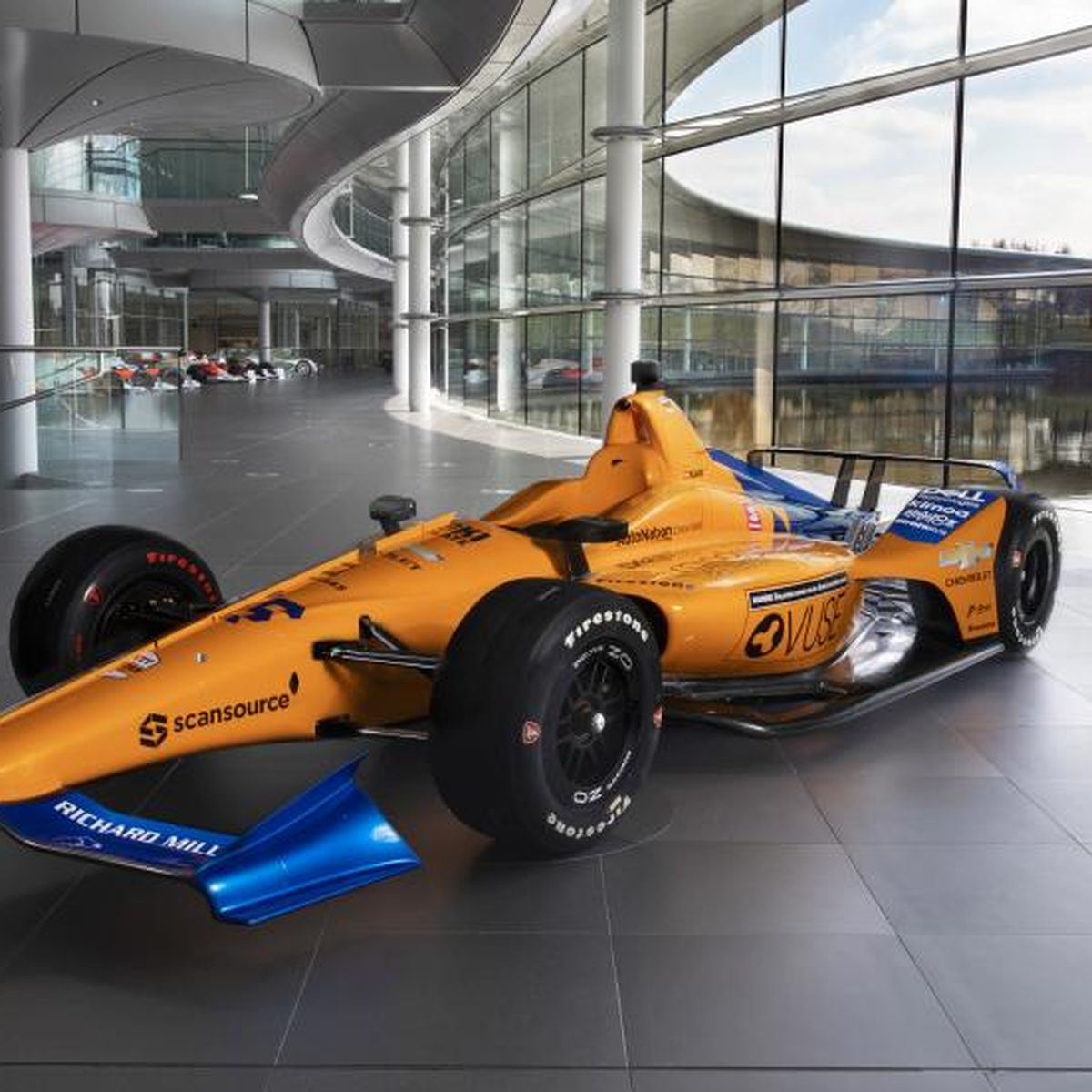 Este es el coche de Fernando Alonso para la Indy 500