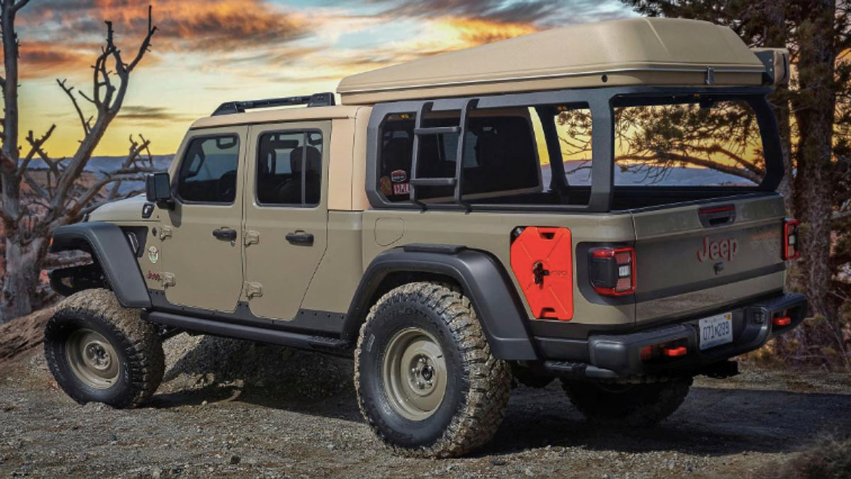 Concept Jeep Wayout, tres cuartos trasero Concept Jeep Wayout, tres cuartos trasero