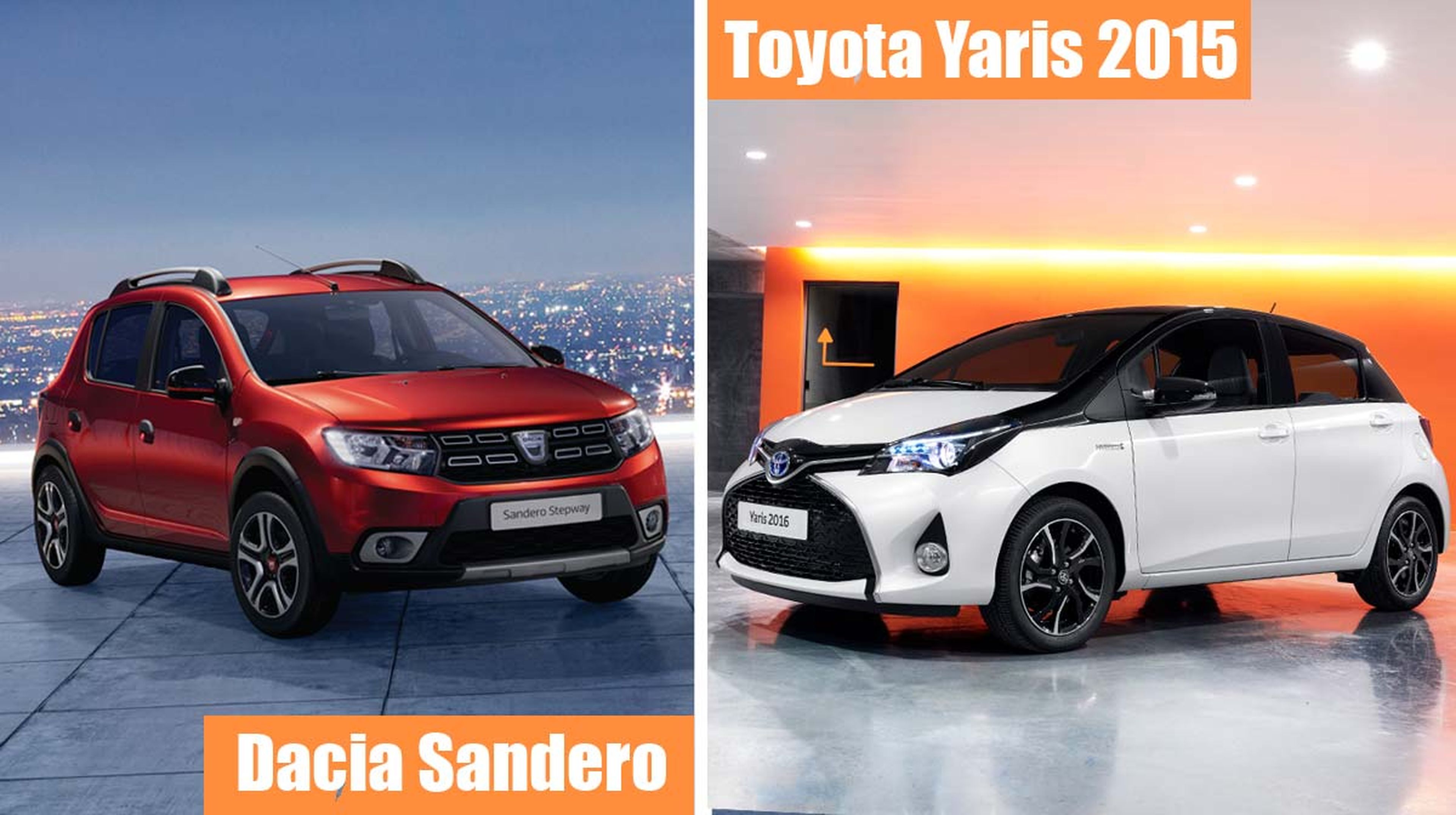 ¿Dacia Sandero o Toyota Yaris usado?