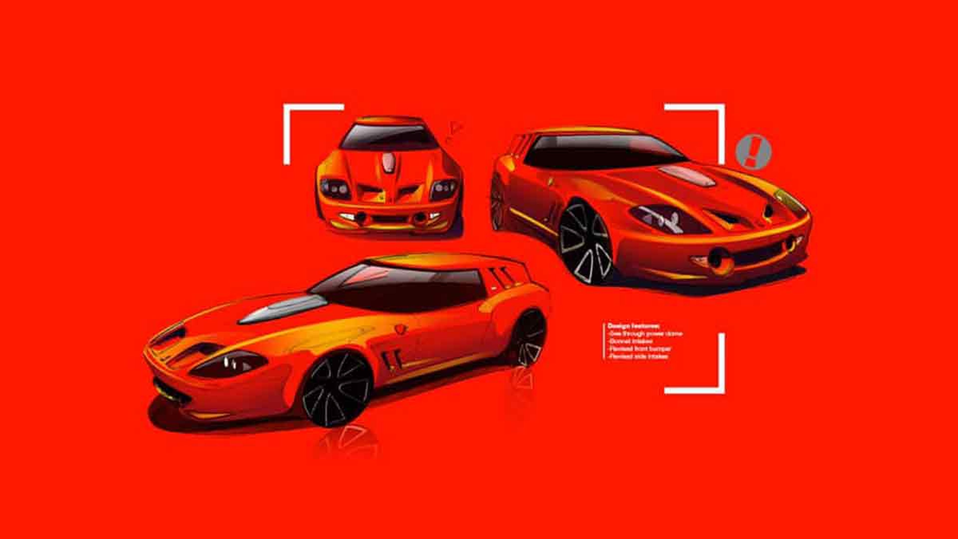 Ferrari Breadvan Hommage - Niels van Roij Design