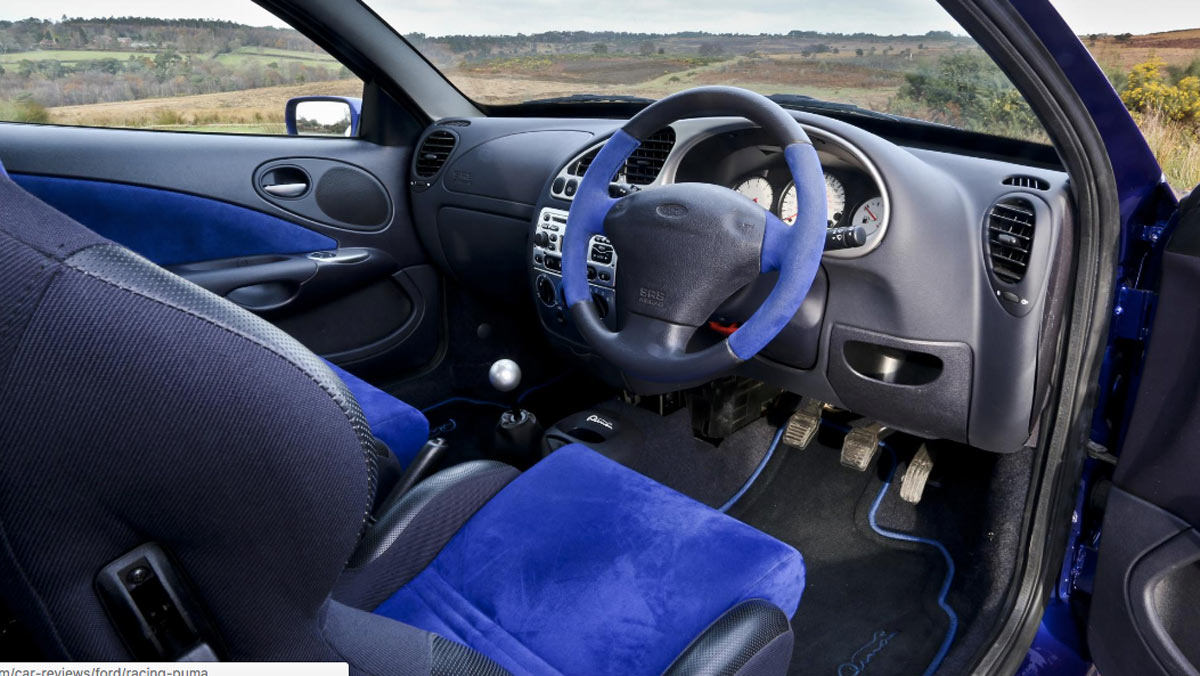 Prueba Ford Racing Puma, interior Prueba Ford Racing Puma, interior